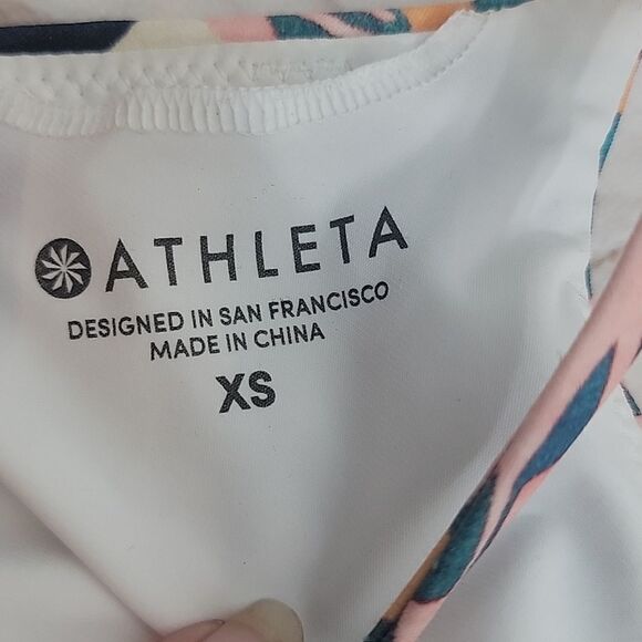 Womens Athleta Tribal Modern High Cut Monokini size XS Summer or Lake Fun in Sun - Picture 4 of 4